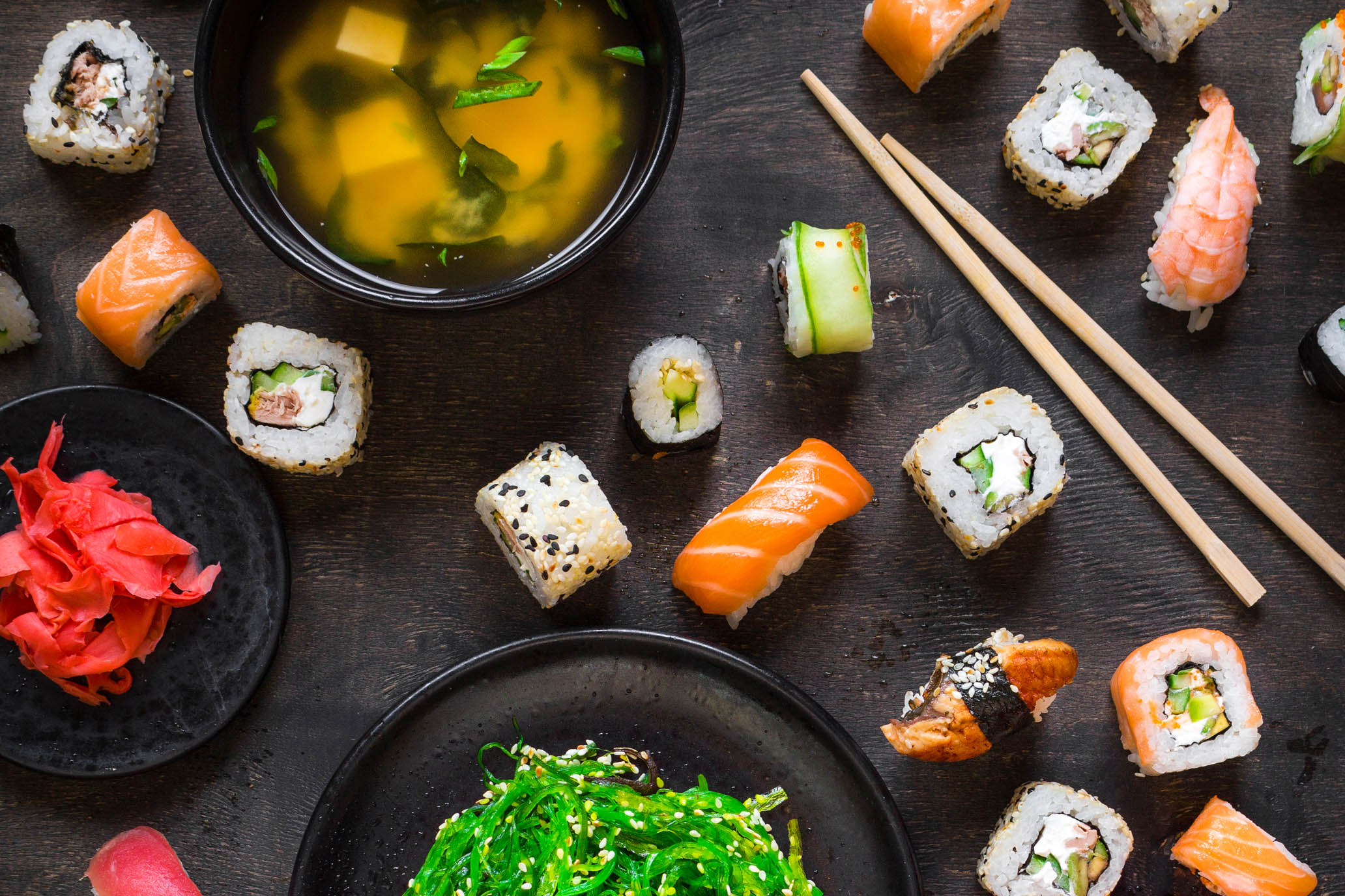 Japanese Restaurant Sushi Image